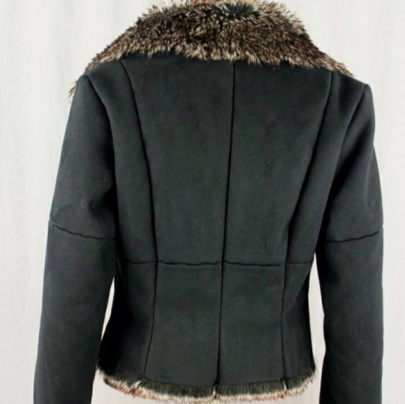 Express Suede Fur Jacket NWOT - Picture 4 of 10